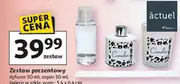Auchan Zestaw prezentowy: dyfuzor 50 ml + zapas świeca w szkle Actuel oferta