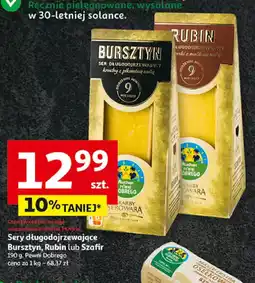 Auchan Sery długodojrzewające Bursztyn, Rubin lub Szafir oferta