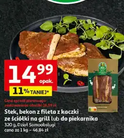 Auchan Stek, bekon z fileta z kaczki oferta