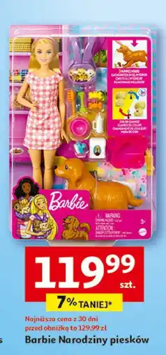 Auchan Narodziny piesków hck75 Barbie oferta