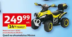 Auchan Quad elektryczny micron oferta