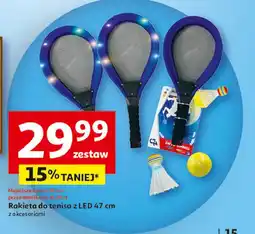 Auchan Rakieta led 47 cm z akcesoriami oferta