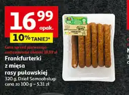 Auchan Frankfurterki z mięsa rasy puławskiej oferta