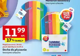 Auchan Deska do pływania 103 x 46 cm One Two Fun oferta