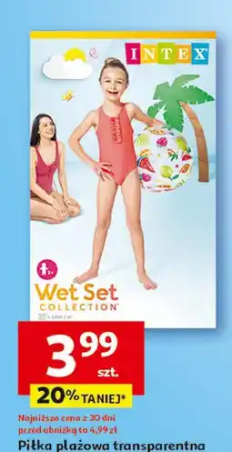 Auchan Piłka plażowa Intex oferta