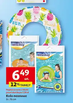 Auchan Koło neonowe 76 cm Bestway oferta
