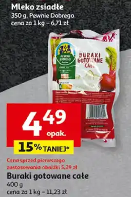 Auchan Buraki gotowane całe Pewnie Dobrego oferta