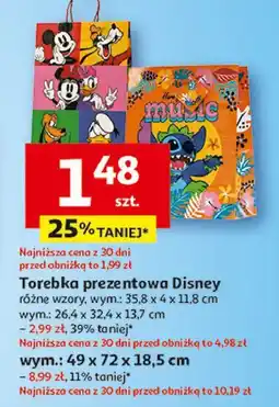 Auchan Torba disney 49 x 72 18.5 cm oferta