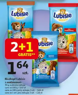 Auchan Ciastko mleczne Lu Petitki Lubisie oferta