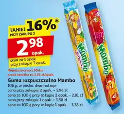 Auchan Guma rozpuszczalna Mamba Tropics oferta