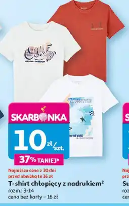 Auchan T-shirt chłopięcy 3-14 lat oferta