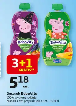 Auchan Mus jabłko z mango i pomarańczą Bobovita oferta