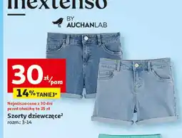 Auchan Szorty dziewczęce Inextenso By Auchan oferta