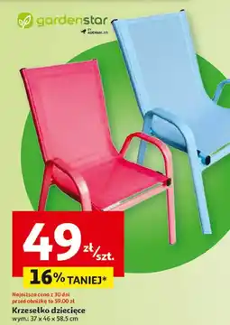 Auchan Krzesło dziecięce Garden Star oferta