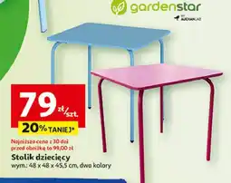 Auchan Stolik dziecięcy 48 x cm Garden Star oferta