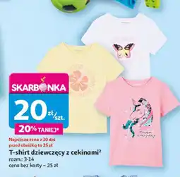Auchan T-shirt dziewczęcy 3-14 lat oferta
