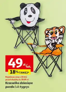 Auchan Krzesło dziecięce tiger oferta
