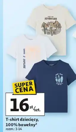 Auchan T-shirt dziecięcy rozm. 3-14 lat oferta