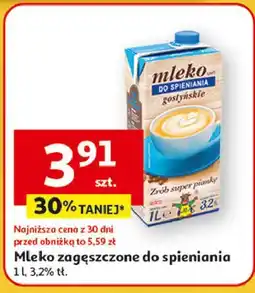 Auchan Mleko do spieniania 3.2% uht Gostyń oferta