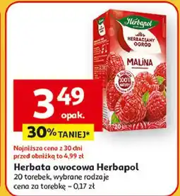 Auchan Herbata malina Herbapol Herbaciany Ogród oferta