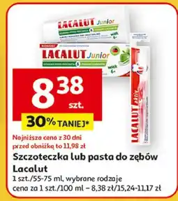 Auchan Pasta do zębów 6+ Lacalut Junior oferta