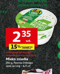 Auchan Mleko zsiadłe Auchan Pewni Dobrego oferta