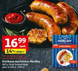 Auchan Kiełbasa morlińska Morliny oferta