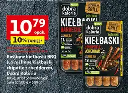 Auchan Kiełbaski roślinne z papryką chopotle i cheddarem Dobra Kaloria oferta