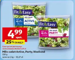 Auchan Mieszanka sałat party Fit & Easy oferta