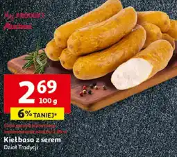 Auchan Kiełbasa z serem oferta