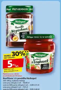 Auchan Konfitura z truskawek Herbapol oferta