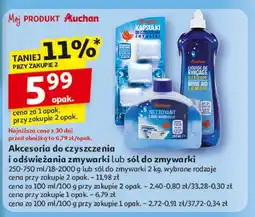 Odświeżacz do zmywarki miętowy Auchan Różnorodne (Logo Czerwone)