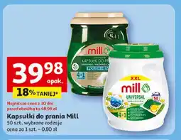 Auchan Kapsułki do prania beli i koloru Mill Professional oferta