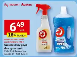 Auchan Płyn uniwersalny morski Auchan Różnorodne (Logo Czerwone) oferta