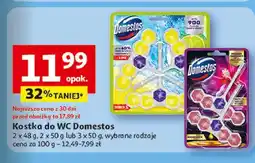 Auchan Kostka do wc hibiscus charm Domestos Aroma Lux oferta