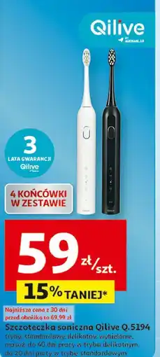 Auchan Szczoteczka soniczna q.5194 Qilive oferta
