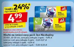Auchan Worki na śmieci 60 l Jan Niezbędny oferta