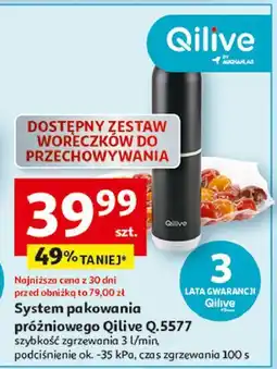 Auchan Urządzenie do pakowania próżniowego q.5577 Qilive oferta