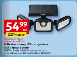 Auchan Reflektor led z czujnikiem ruchu saturn Tracer oferta