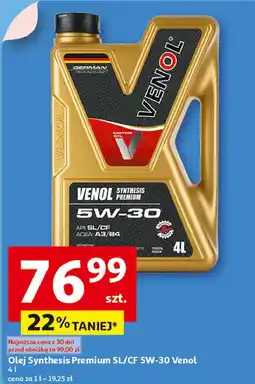 Auchan Olej 5w/30 Venol oferta