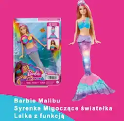 Auchan Lalka syrena migoczące światełka Barbie oferta