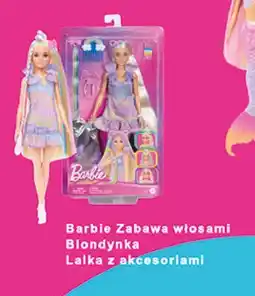 Auchan Lalka barbie zabawa włosami Mattel oferta