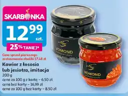 Auchan Kawior z łososia lub jesiotra, imitacja oferta