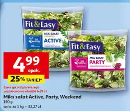 Auchan Miks sałat Active, Party, Weekend Fit&Easy oferta