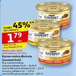 Auchan Karma mokra dla kota Gourmet Gold oferta