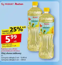 Auchan Olej słonecznikowy Auchan oferta