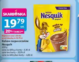 Auchan Kakao rozpuszczalne Nesquik oferta