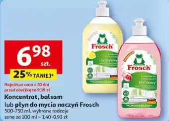 Auchan Koncentrat, balsam lub płyn do mycia naczyń Frosch oferta