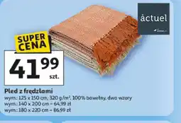 Auchan Pled z frędzlami Actuel oferta