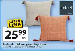 Auchan Poduszka dekoracyjna z frędzlami Actuel oferta